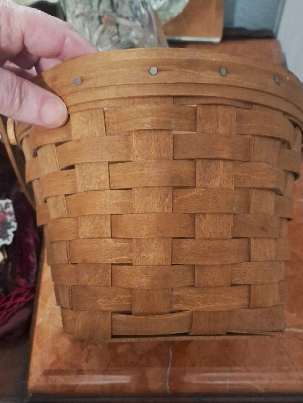 Longaberger handwoven basket
